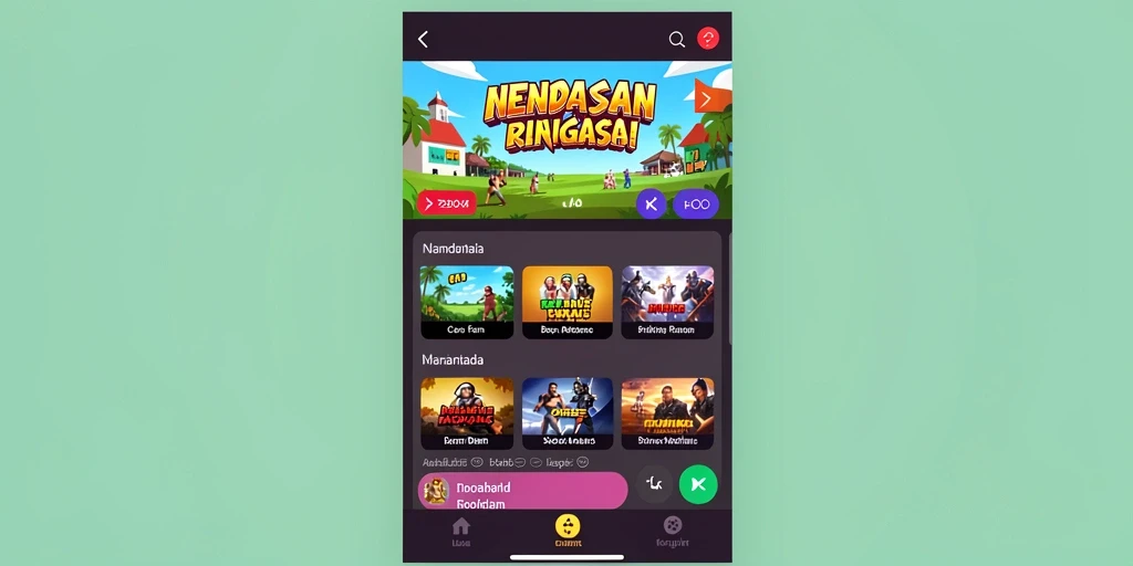 Screenshot menampilkan karakter utama dalam petualangan.