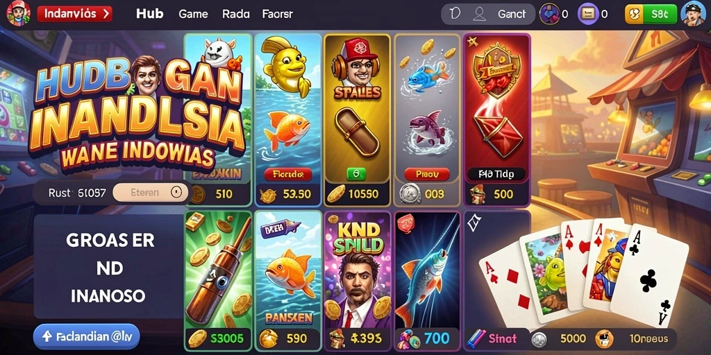 Tampilan menu utama aplikasi BAGINTA168 yang menarik.