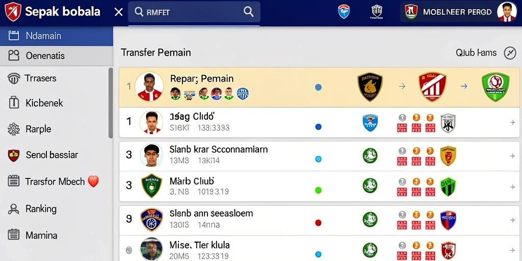 Tampilan utama game dengan latar belakang arena hoki.