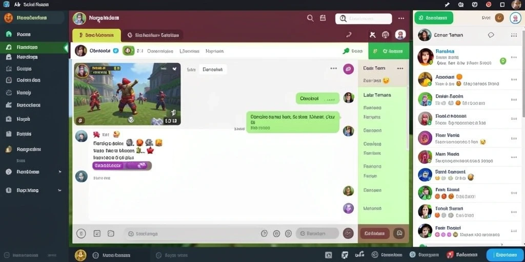 Tampilan antarmuka permainan yang menarik.