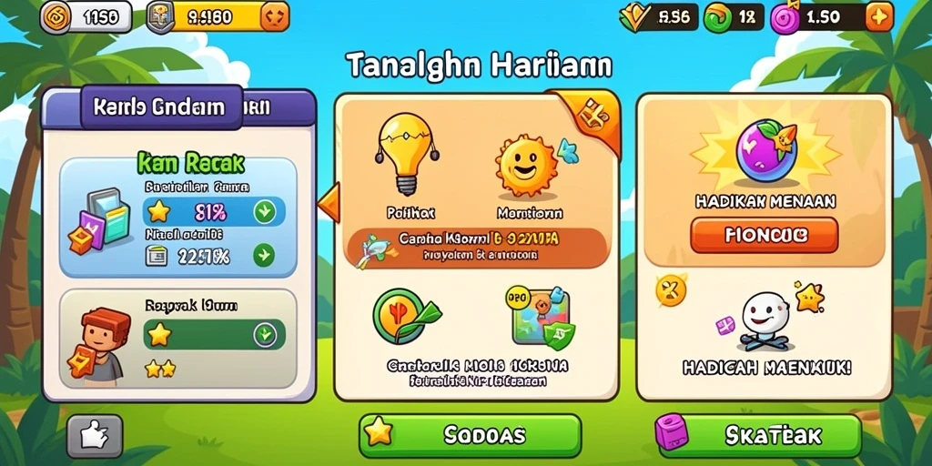 Antarmuka pengguna yang ramah dan menarik.