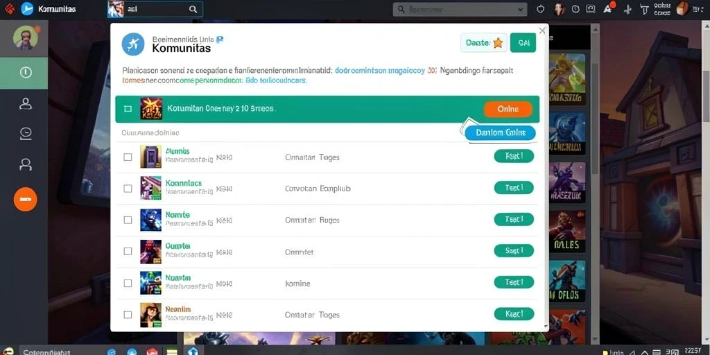 Screenshot menampilkan layar utama permainan REMI101 dengan desain yang intuitif.