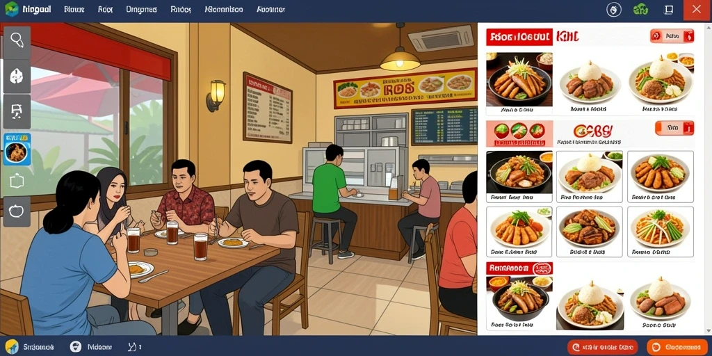 Gambaran awal permainan yang menarik.