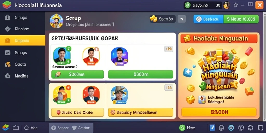 Tampilan antarmuka yang user-friendly.