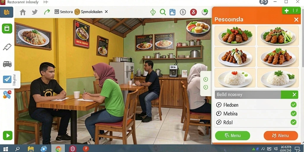 Tampilan mesin slot yang menarik.