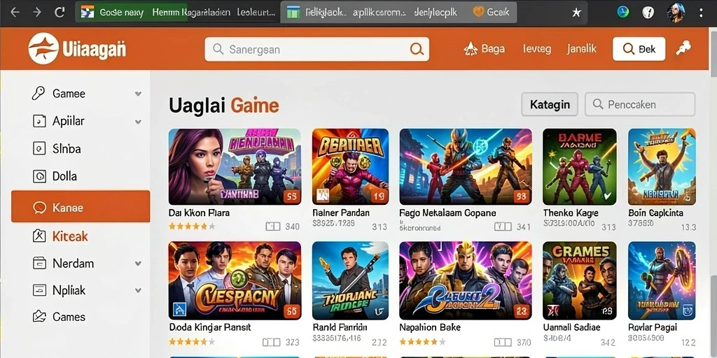 Tampilan antarmuka yang user-friendly.