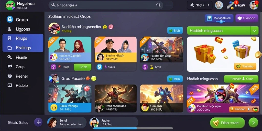 Tampilan antarmuka yang modern dan mudah digunakan.